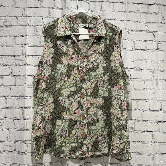New with tag Ladies Millenium Sleeveless Blouse Size 16 - Picture 1 of 3